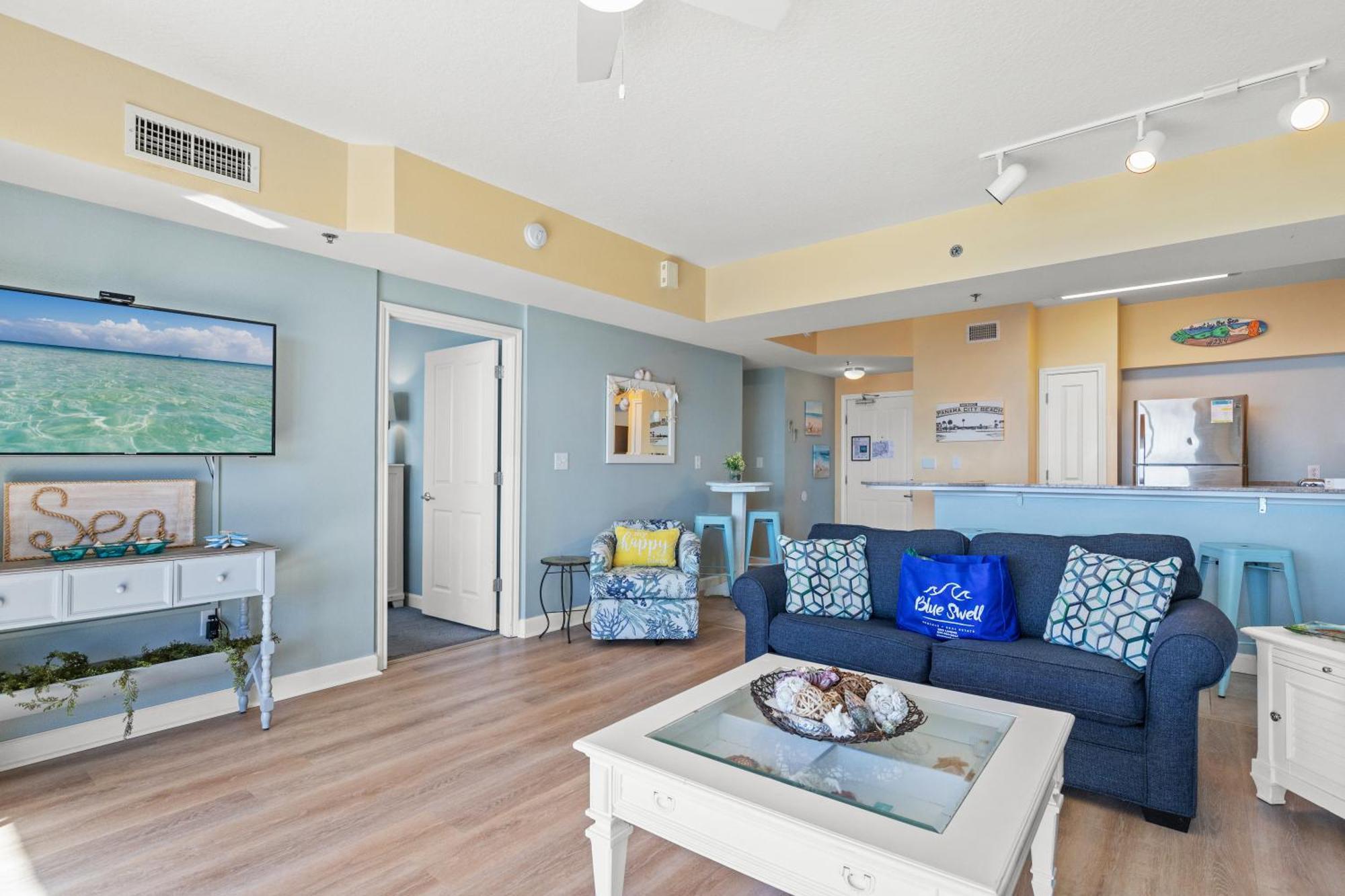 Penthouse With Beautiful Beach Views! 1 Bedroom, 2 Bathroom Penthouse! Panama City Beach Buitenkant foto