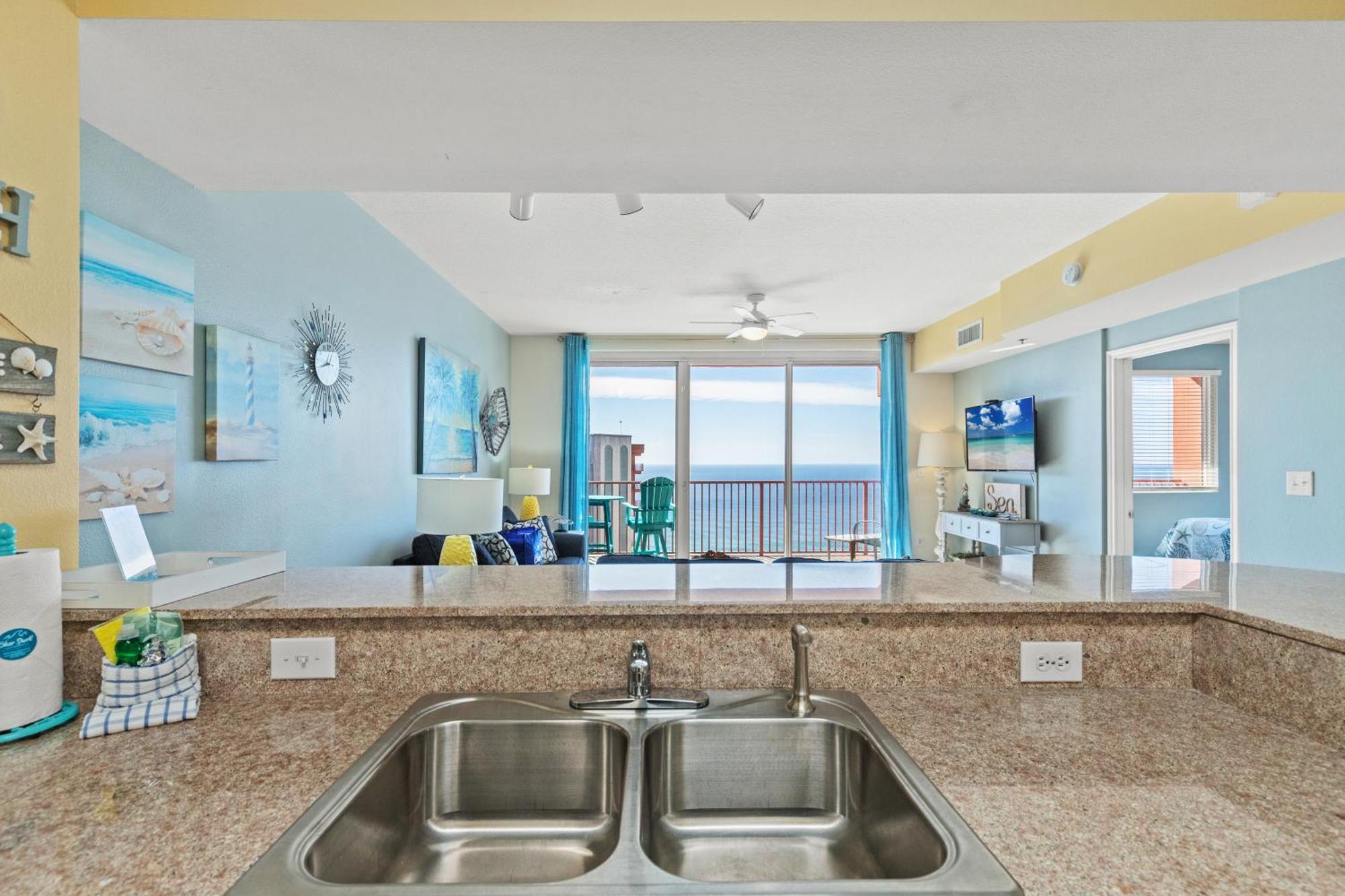 Penthouse With Beautiful Beach Views! 1 Bedroom, 2 Bathroom Penthouse! Panama City Beach Buitenkant foto