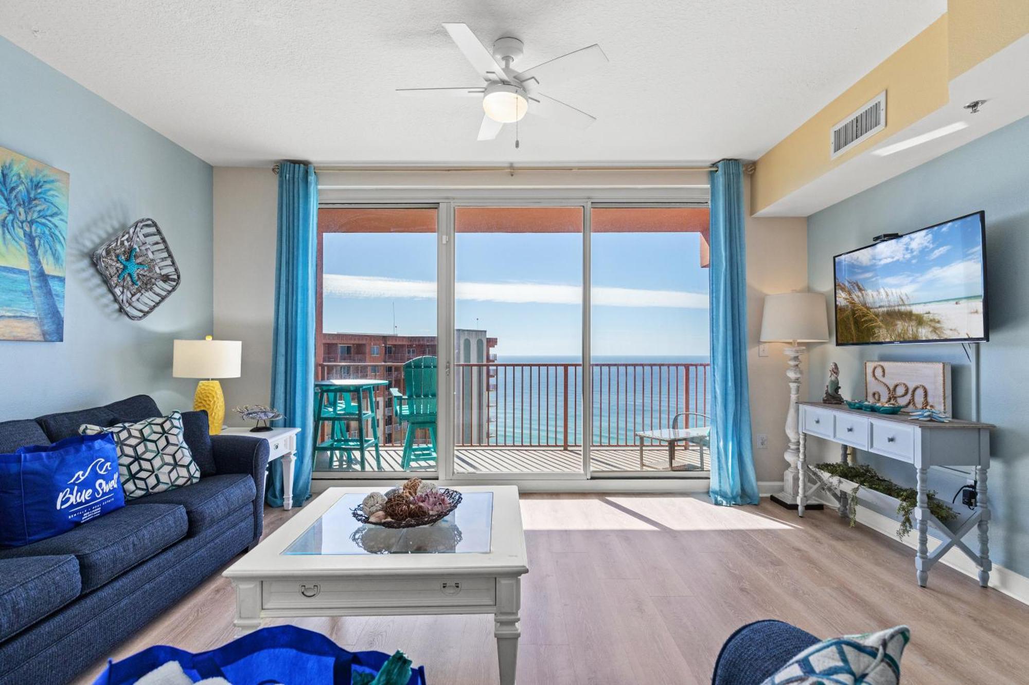 Penthouse With Beautiful Beach Views! 1 Bedroom, 2 Bathroom Penthouse! Panama City Beach Buitenkant foto