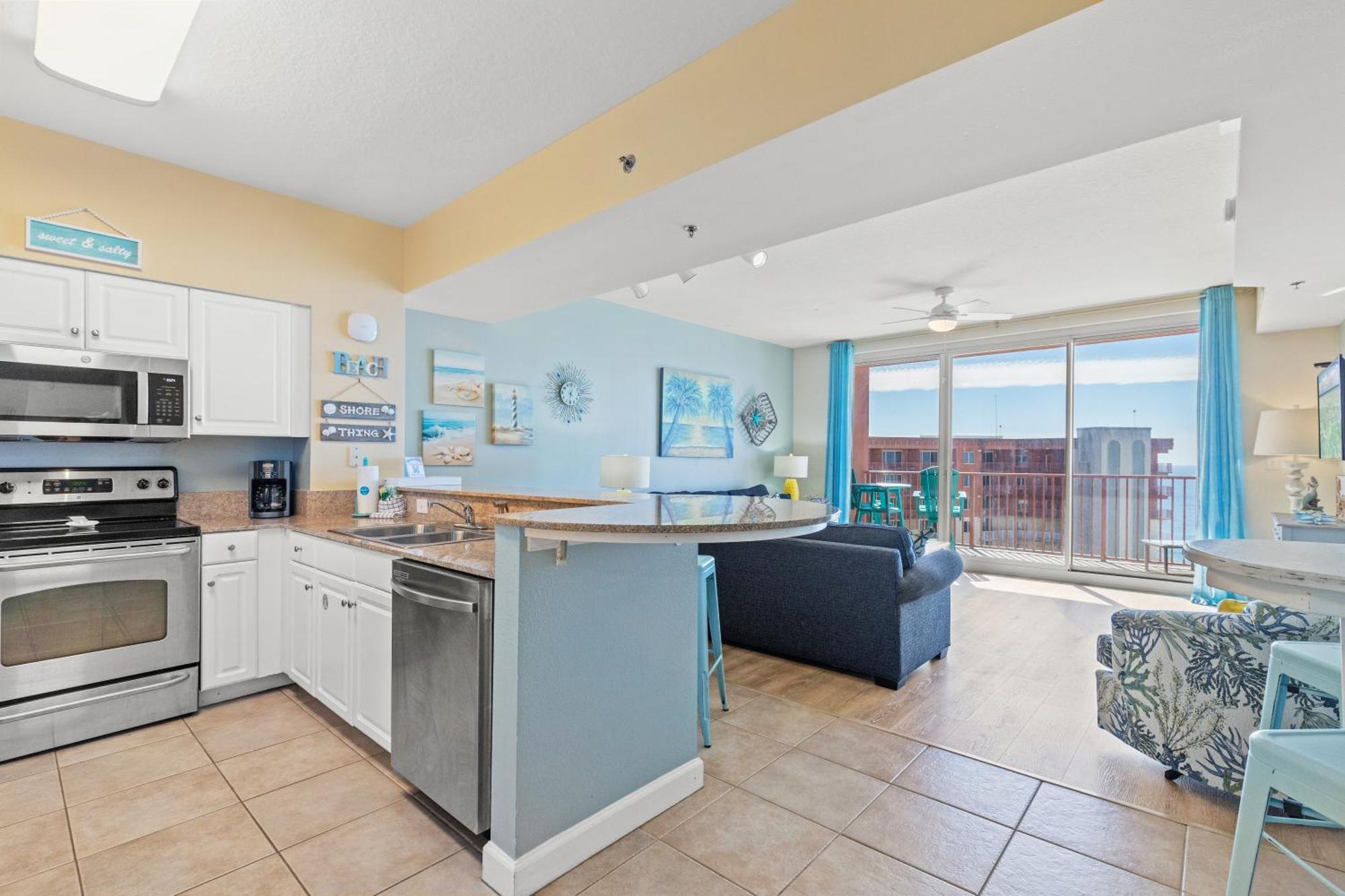 Penthouse With Beautiful Beach Views! 1 Bedroom, 2 Bathroom Penthouse! Panama City Beach Buitenkant foto